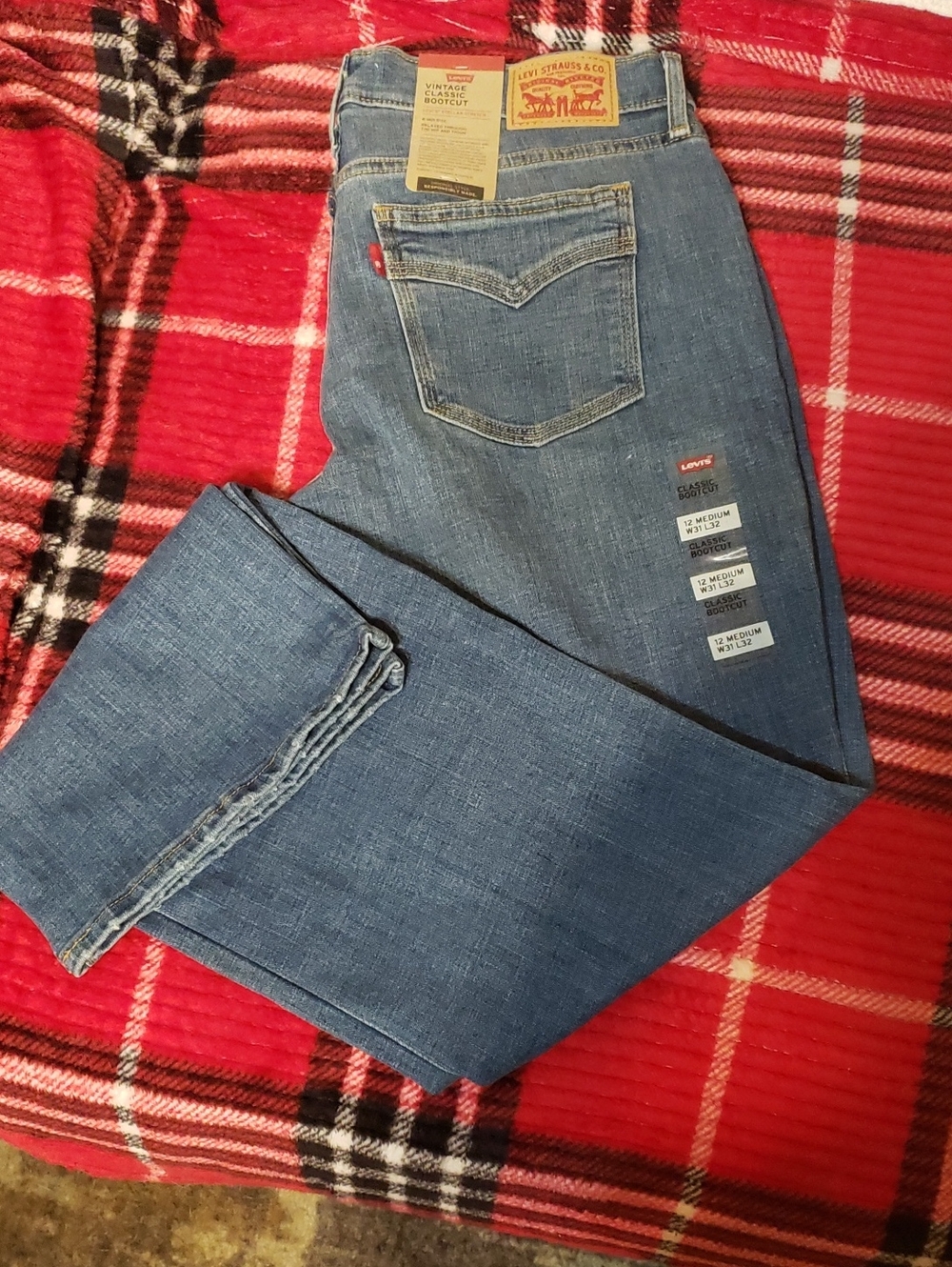 Levi's Women's Vintage Classic Bootcut Jeans Size 12 Medium 31x32 NWT